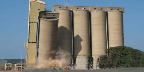 falling silo